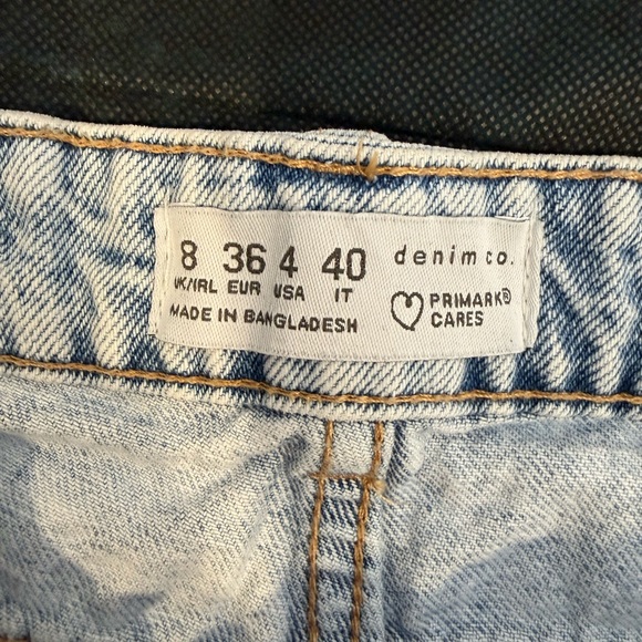 🔥Primark Women’s Light Blue Denim Shorts Size 4 EC🔥 - Picture 3 of 6
